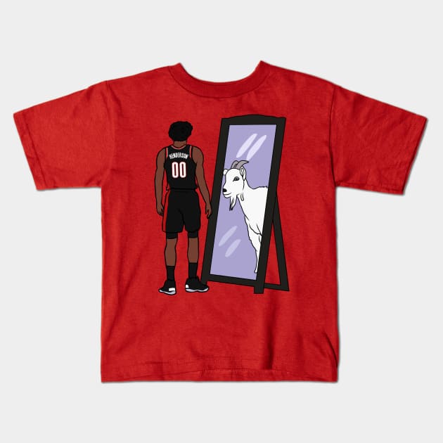 Scoot Henderson Mirror GOAT Kids T-Shirt by rattraptees